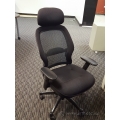 Black Mesh Back Task Chair with Head Rest